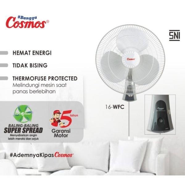 "New" Kipas Angin Dinding Wall Fan Cosmos 16 WFC 16-WFC 16WFC
