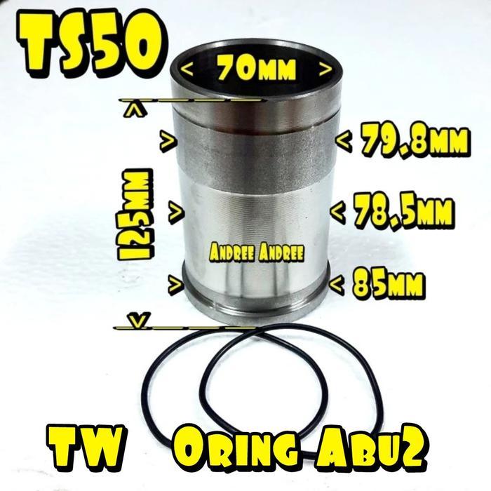 Cylinder Liner Ts50 Ts-50 Ts 50 Foring Boring Bambu Yanmar With Oring