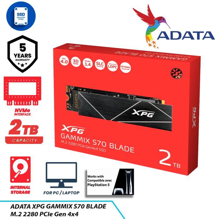 TERLARIS ADATA SSD XPG Gammix S70 Blade 2TB - SSD M.2 NVMe Gen 4x4