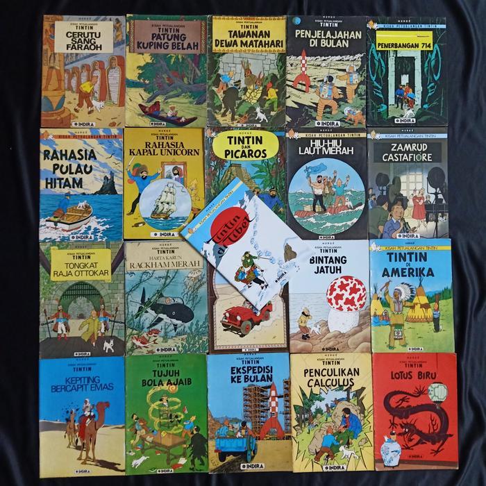 Komik Tintin Indira Set Tbk
