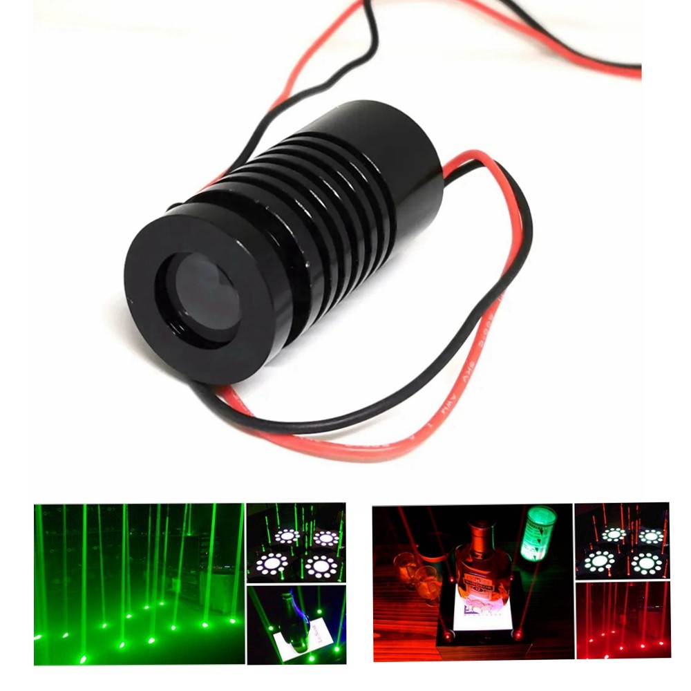 Thick Beam Red Green Laser Module 638nm 100mW / 532nm 50mw For Bar Lights KTV Room Escape DJ