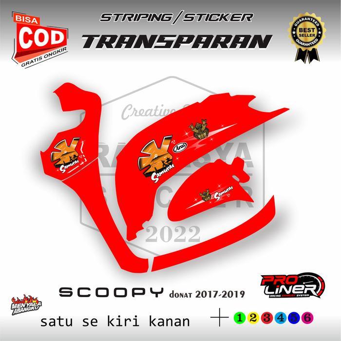 striping variasi scoopy all scoopy bisa simple arai terbaru2026 ORIGINAL