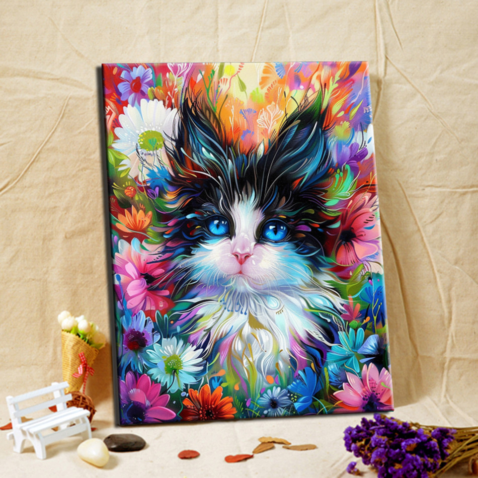 GATYZTORY Acrylic Painting By Numbers Frame Pictures By Numbers Women Figure Number Painting Wall