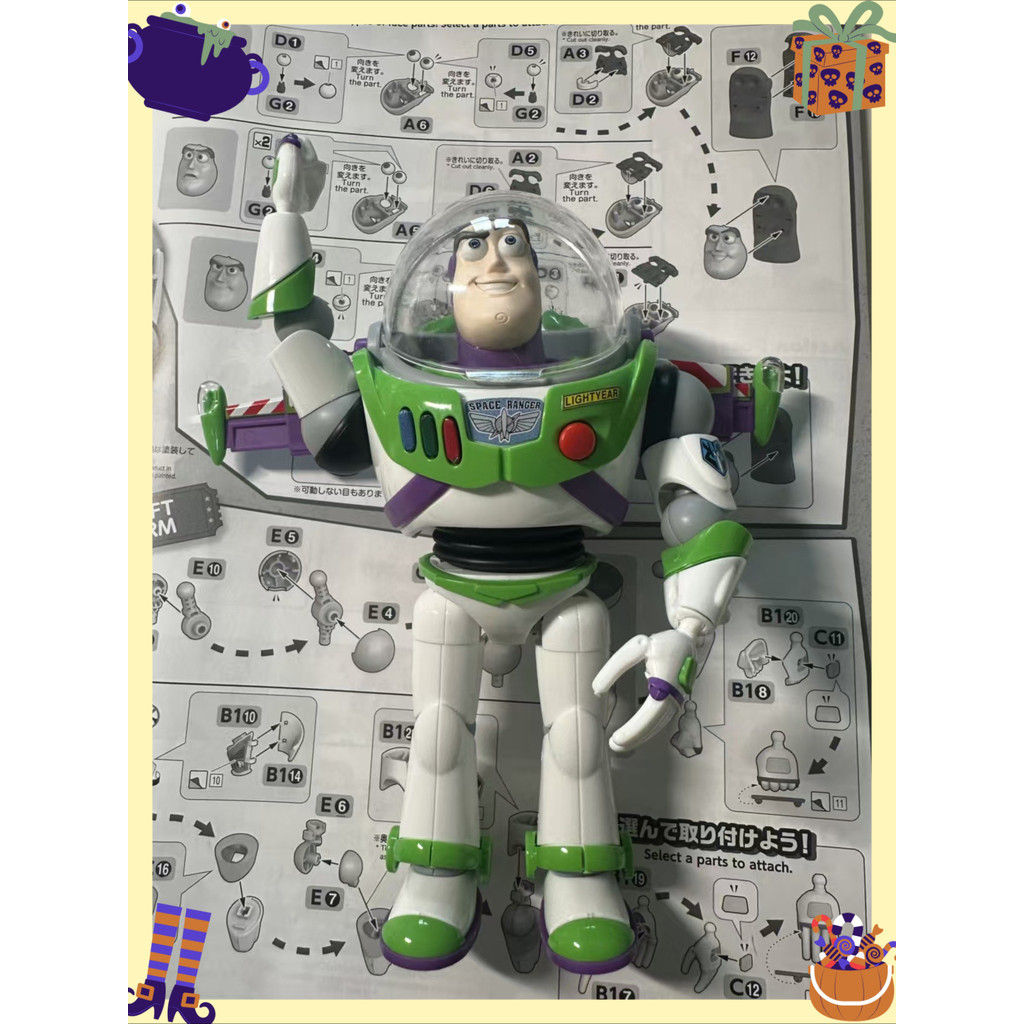 In Stock Bandai Buzz Lightyear Cinema-rise Standard and Woody Toy Story Movie Version Assembled