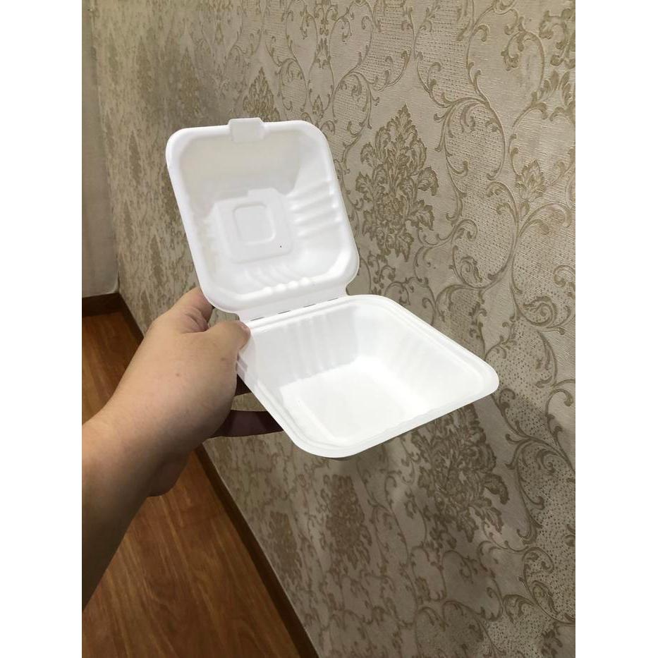 BAGGASE BENTO BOX/ DESSERT KOREA/ BAGGASE BURGER - burger, Putih