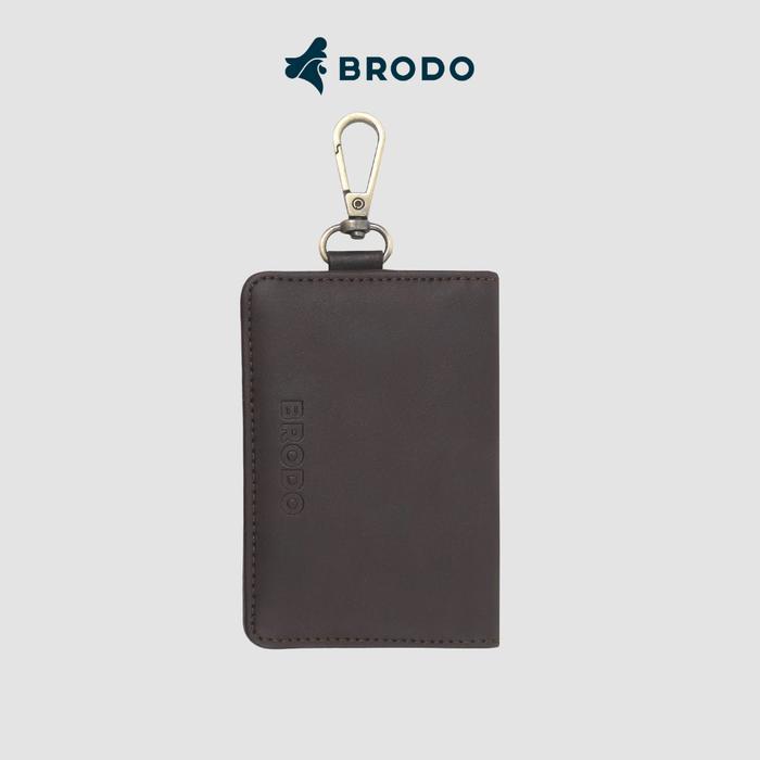 Kenes Leather Wallet - - Folde Synthetic Leather Key Wallet Brown