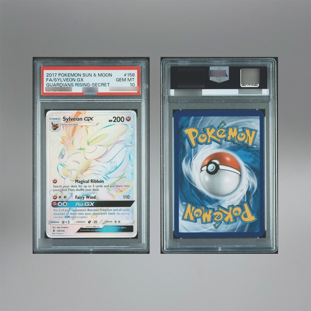 DIY PTCG Self-made English Version Sylveon Gengar & Mimikyu Lugia Mimikyu GX 10Points Rare Rating
