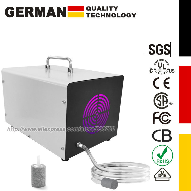 Zone Generator for Water & Air - O3 Air Purifier water purification for Home & Car, Ozone Machine