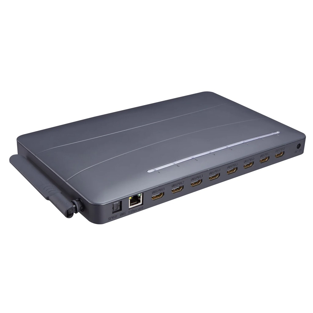 4K 8 Channel HDMI Multimedia Player Multi Media TF Card USB U Flash Disk Pen Drive Video Player