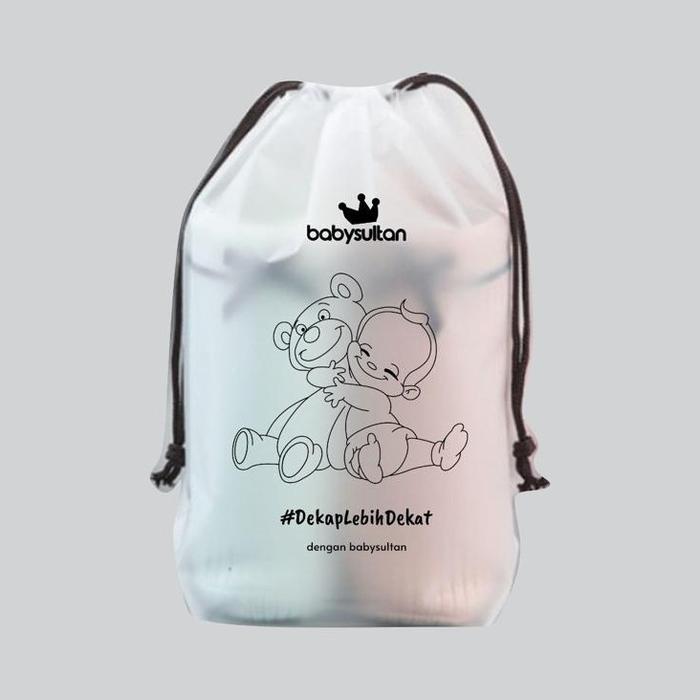 [FREE GIFT] Pouch Tas Mika Transparan untuk Penyimpanan Perlengkapan Anak, Bonus Spesial Mika