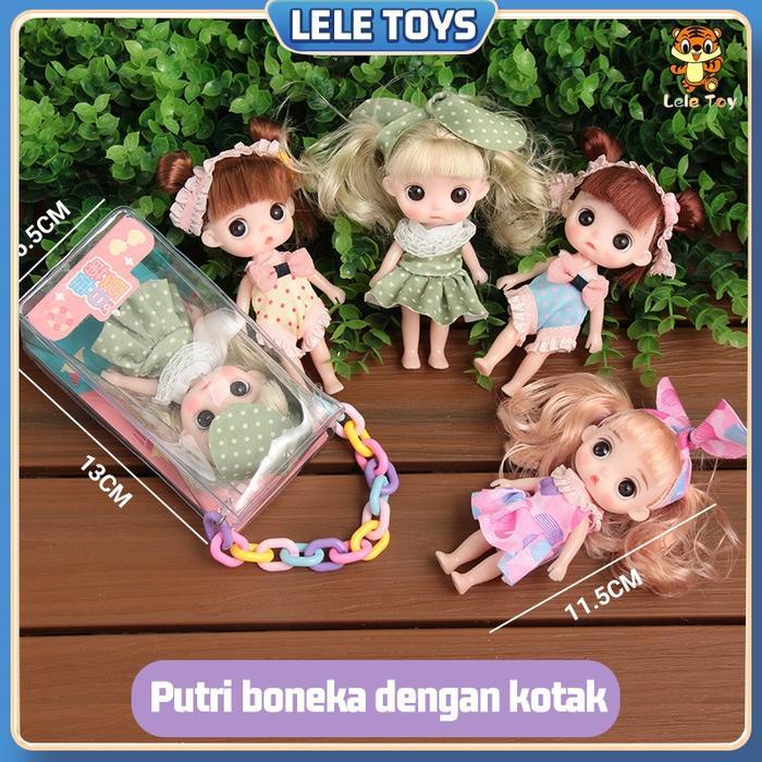Ready Leletoys Anak Perempuan Boneka Mainan Loli Boneka Sendi Bergerak Mini Putri Set