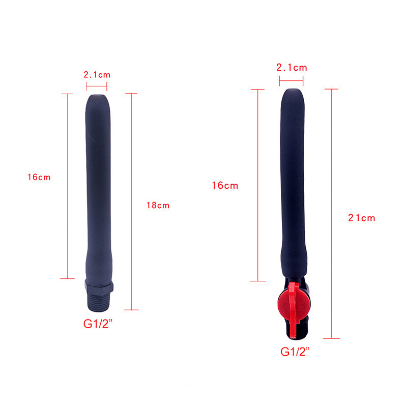 WETIPS Silicone Enema Shower Hose Bidet Wash Portable Enema Anal Douche Head Manguera Duchas Shower