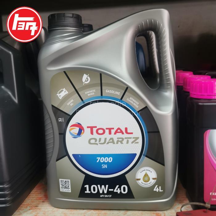 OLI TOTAL QUARTZ 7000 10W-40 ORIGINAL TOTAL OK.