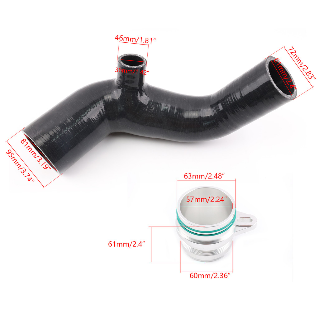 UPGRADE TURBO BOOST INTAKE INLET PIPE FOR PERFORMANCE BMW N55 3.0T ENGINE HYBRID TURBO M2 F87 F30