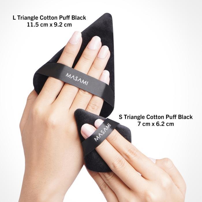Masami Triangle Puff Puff Make Up Bedak Tabur Puff Sponge Loose Powder Dan Padat Spons Bedak