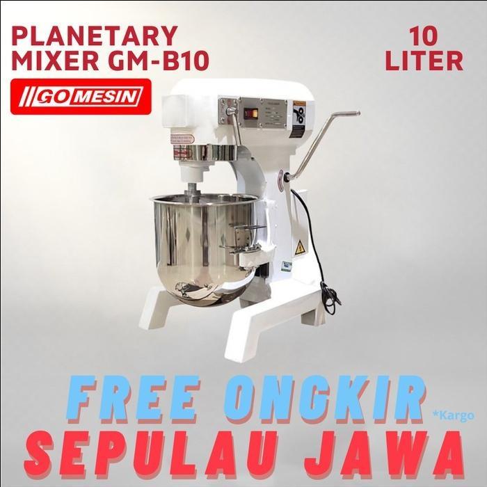 Planetary Mixer Getra B-10Hj Mixer Planetary Roti 10 Liter Garansi - GM-B10