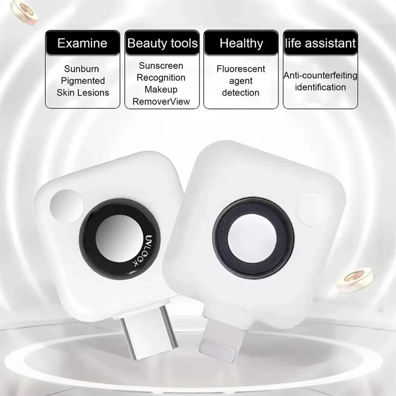 Brand New Original UVLOOK Sunscreen Camera Portable Smartphone UV Test Visible Face Sunscreen