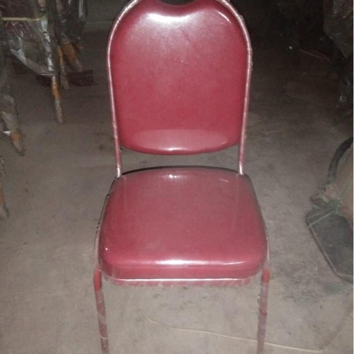 Cuci gudang kursi susun Cat retak seribu powder coating oval
