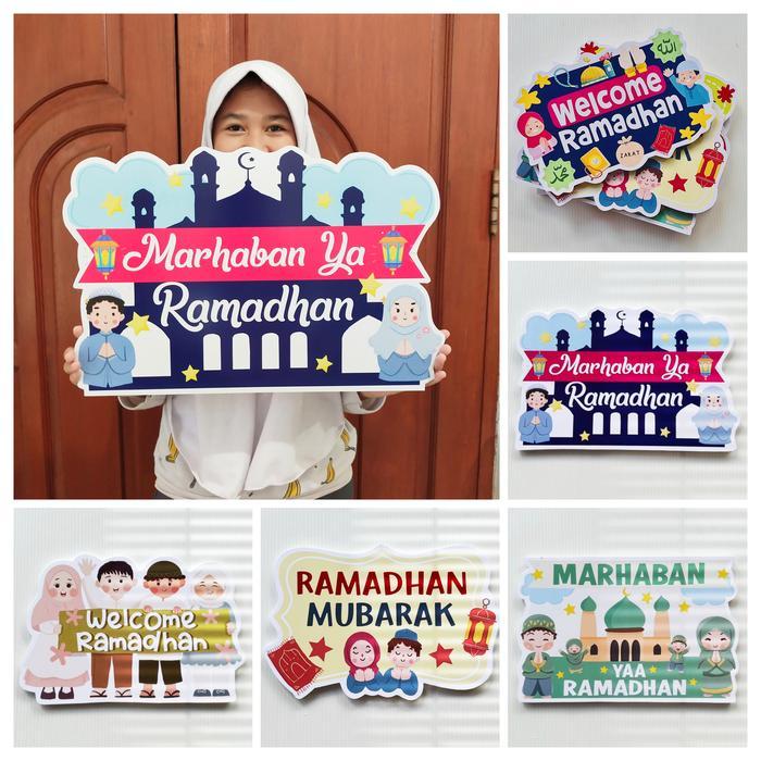 TERMURAH BOARD STEROFOAM RAMADHAN DEKORASI BACKDROP ATAU PAWAI SEKOLAH READY STOCK