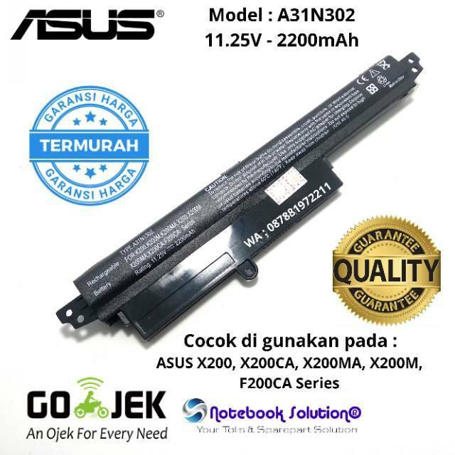 Ready Baterai Battery Batre Asus X200 X200CA X200LA X200MA original