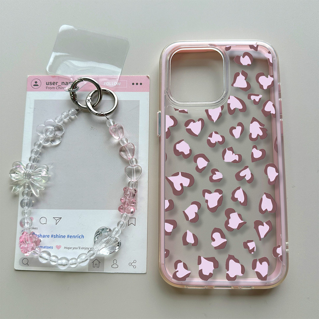 [Case Infinity] Love Leopard Aesthetic Case Hp Vivo Y31d Pro Z11X Z11 T5 Z11X Y05 V60 Lite 5G V70 Y3