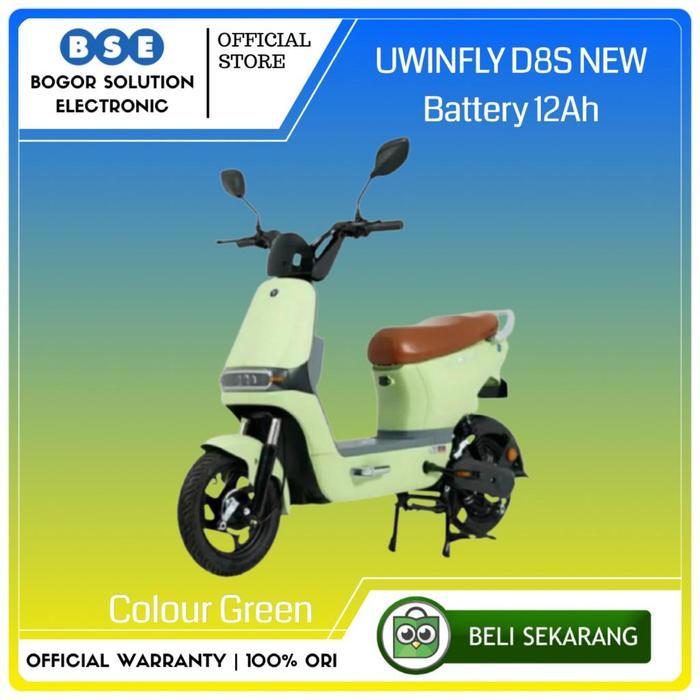Sepeda Listrik Uwinfly D8S Pengganti DF8 Selis Uwinfly D8S New - Green