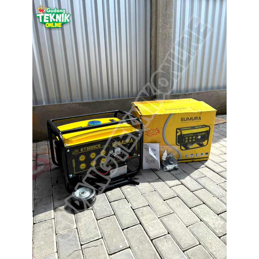 Genset Listrik 2000W SUMURA ET3200C ET3200CE AVR / Genset Listrik 2000 Watt Power Generator Gasoline
