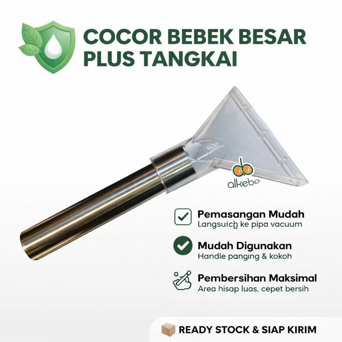 "New" Aksesoris Vacuum Cleaner Extractor Cocor Bebek Pembersih Sofa Karpet - Besar dan kecil -