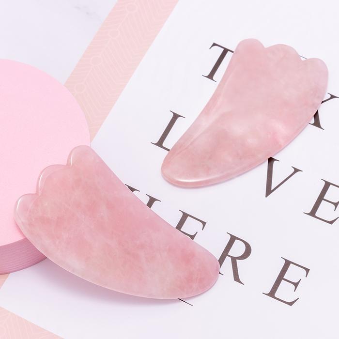Gua Sha Wajah bentuk Claw - Gua Sha Original Batu Asli - Alat Pijat Wajah