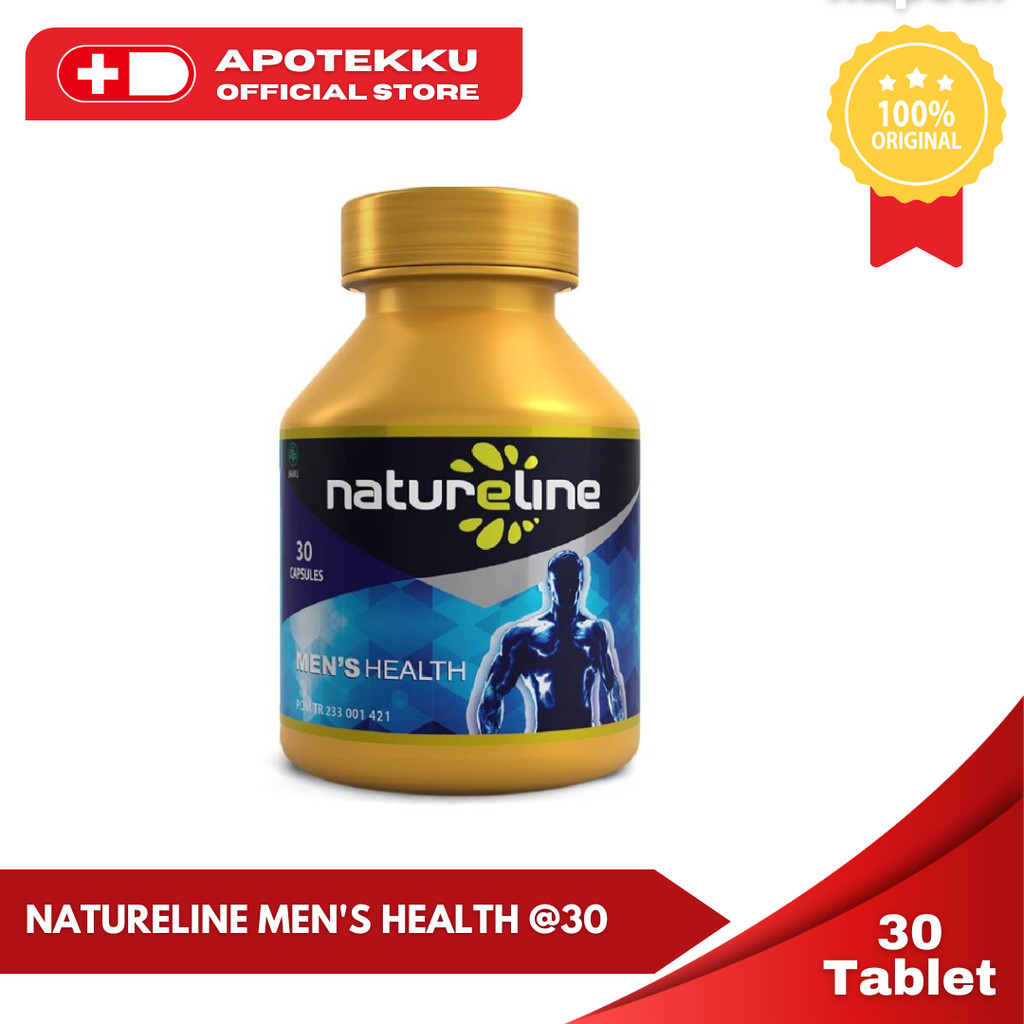 Natureline Men's Health Suplemen Stamina Pria Dewasa (30 Tab)