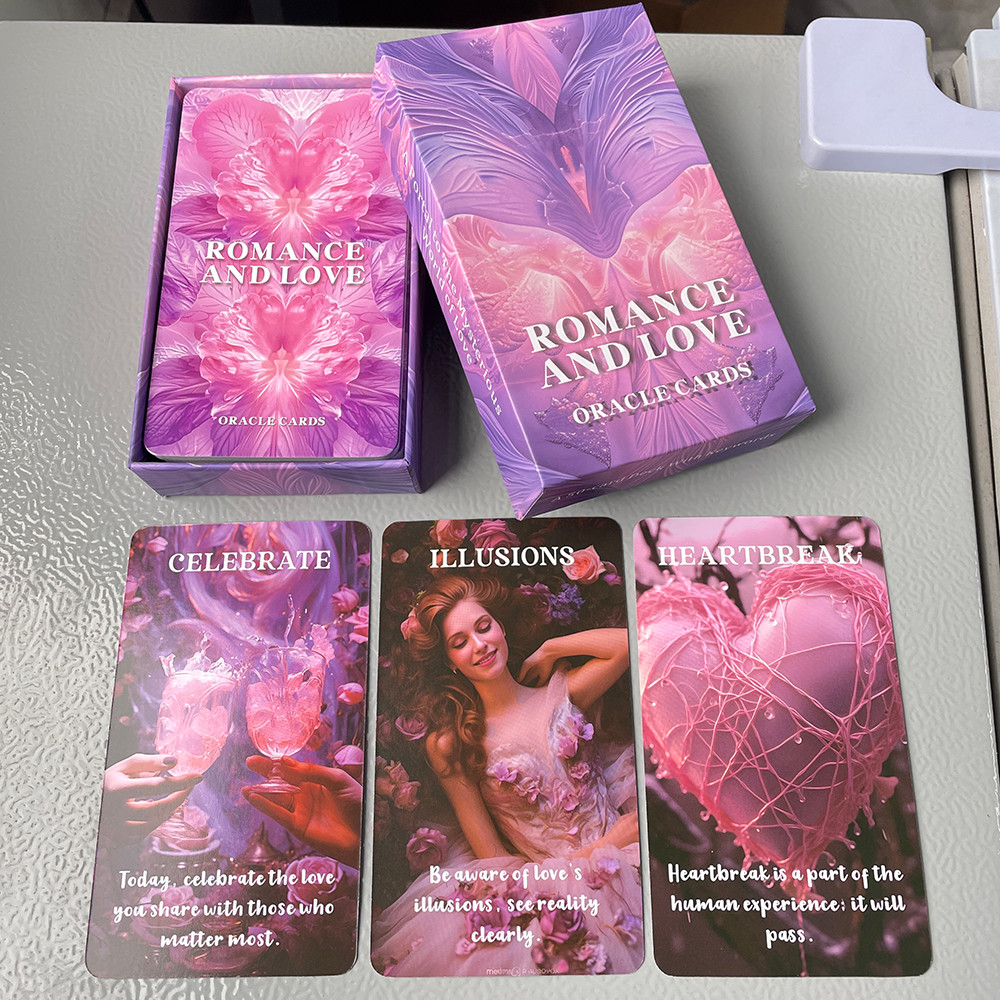 Romance and Love Oracle Cards Tarot English Version 12x7cm in Box Fortune Telling Toys Prophecy