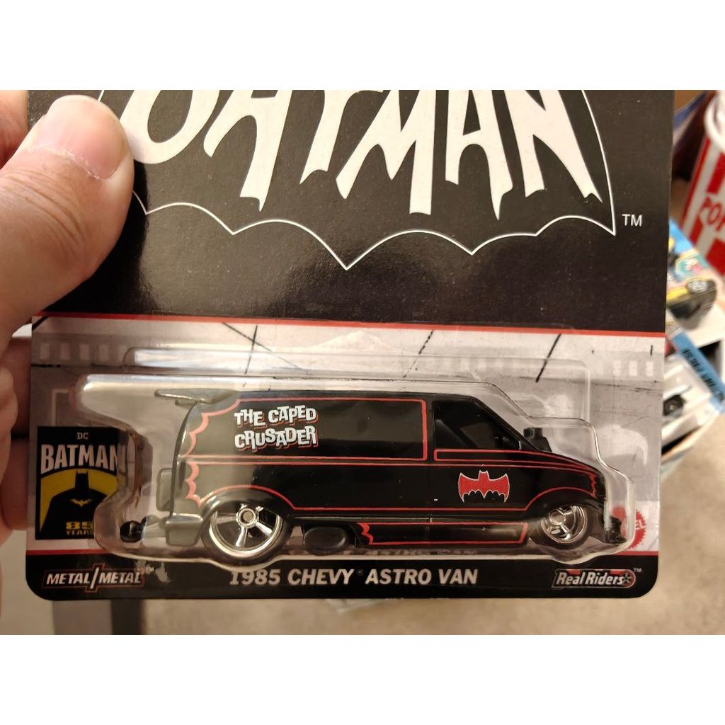 Genuine Hot Wheels Premium Pop Culture 1/64 Car Model Hotwheels Batman 1985 Chevy Astro Van