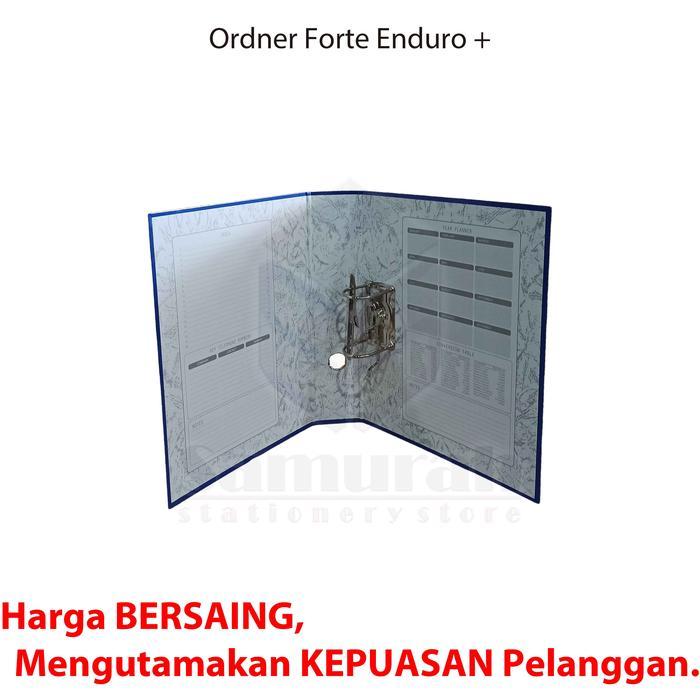 "New" Ordner Forte Premium Enduro + Laminasi Ukuran Kuitansi / A5 Punggung 75 mm / Map File 2 Lubang