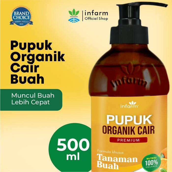 INFARM - Pupuk Organik Cair Pelebat Buah Original, Kalium Nutrisi Tanaman Anti Rontok Bunga Vitamin
