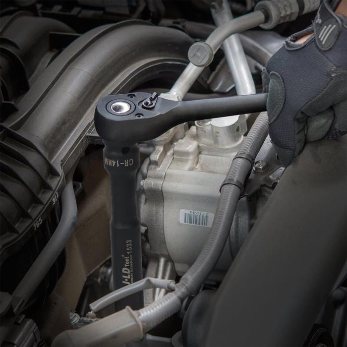 "New" JLD 1/2" Mata Kunci Shock Extra Panjang 130mm Impact Kunci Socket Impact sok Impact wrench