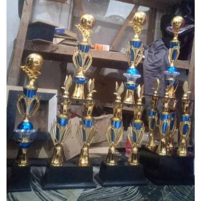 Best Seller / Trophy Piala 1Set Juara 1234 Kaki 4221