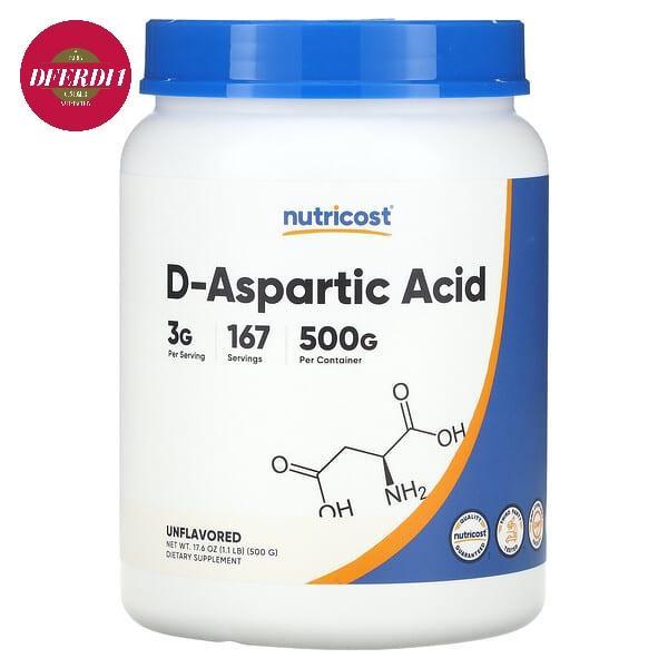 Nutricost D-Aspartic Acid Unflavored (500 g)