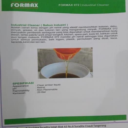 READY Sabun Industri/ sejenis teepol