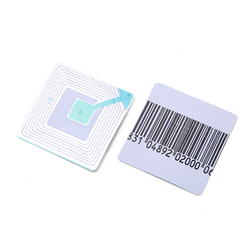 10000pcs/lot 40*40mm EAS RF checkpoint soft label eas anti-theft soft tag for retail shop rf sticker