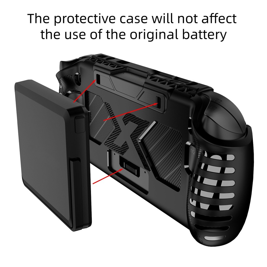 TPU Case for OneXPlayer APEX AMD MAX, Anti-Slip Ergonomic Grip Gaming Console Protective Cover