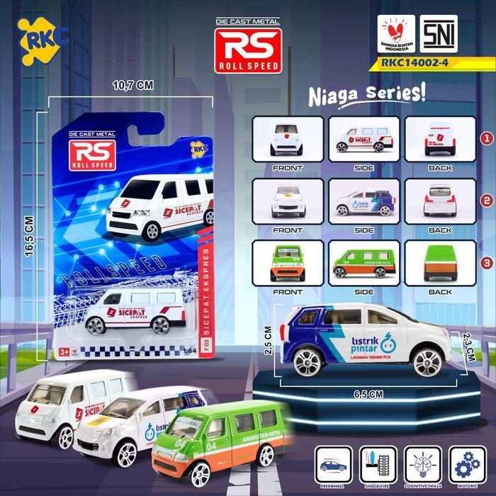 Diecast Metal RS Roll Speed 1:64 Mobil Polisi PJR dan SABHARA