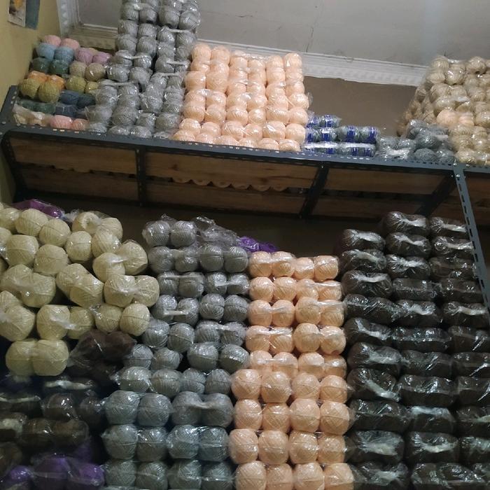 BENANG RAJUT POLY KILAP & DOP