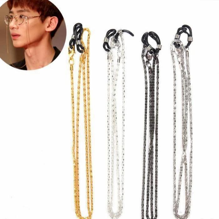Kalung Rantai Dengan Holder Kacamata untuk Pria / Wanita Kacamata
