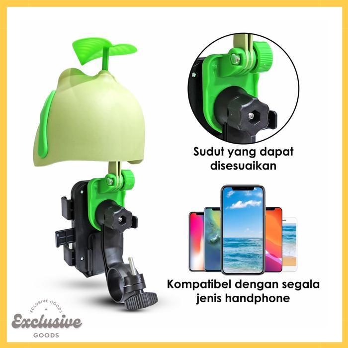 [Xgoods] Phone Holder Motor Helm Katak Dudukan Hp Anti Goyang Untuk Stang Motor