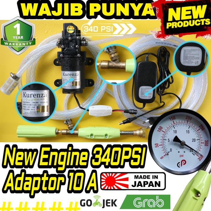 Pompa Jet Cleaner 340 PSI untuk Motor dan Mobil dengan Motor AC 100 Watt