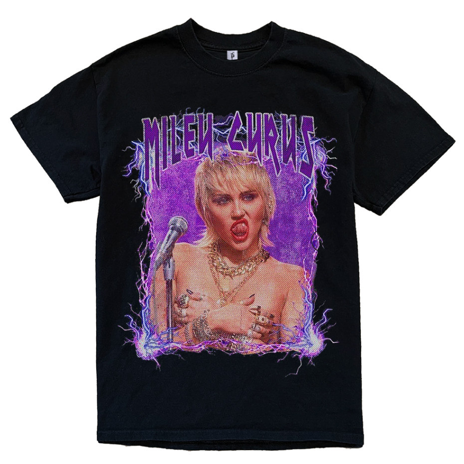 KAOS MILEY CYRUS - TSHIRT MILEY CYRUS COTTON COMBED 24S KAOS