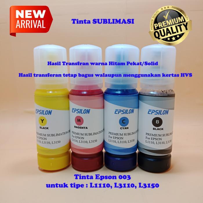 Tinta SUBLIM EPSON 003 L1110 L3110