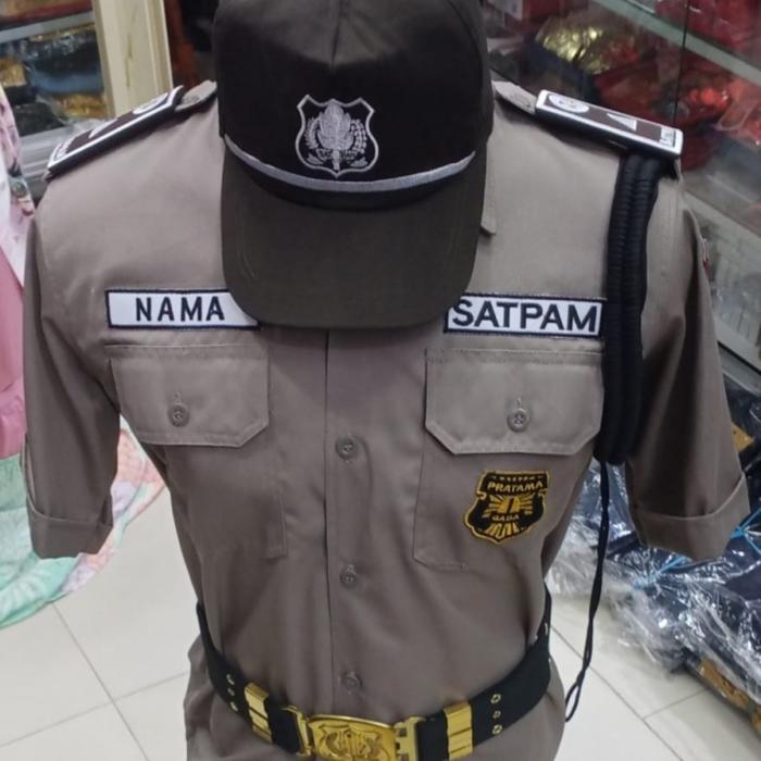 Setelan Seragam Security PDH Lengkap Satu Stel