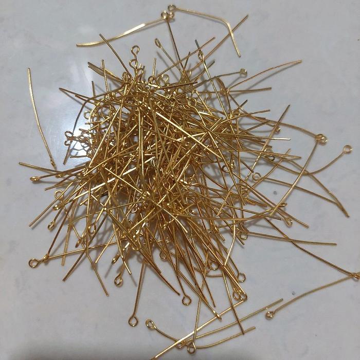 50 GRAM PAKU Q WARNA NIKEL GOLD / PAKU CUMI PAKU SAMBUNG AKSESORIS