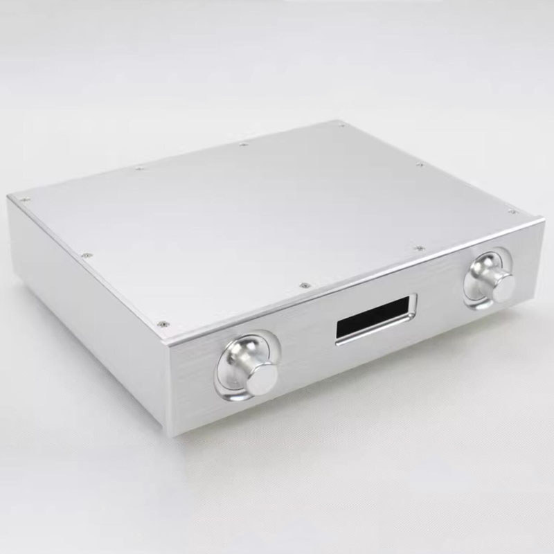 CJ0055-WA63 ALUMINUM CHASSIS ENCLOSURE FOR TUBE AMPLIFIER DIY EMPTY CASE